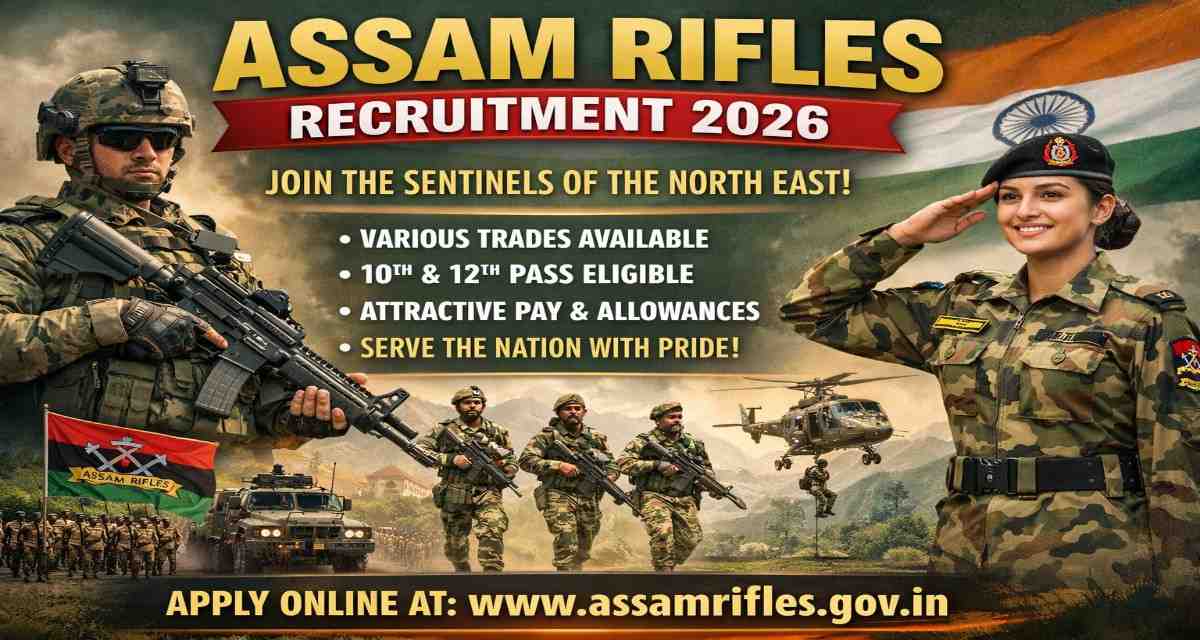 Assam Rifles Recruitment 2026