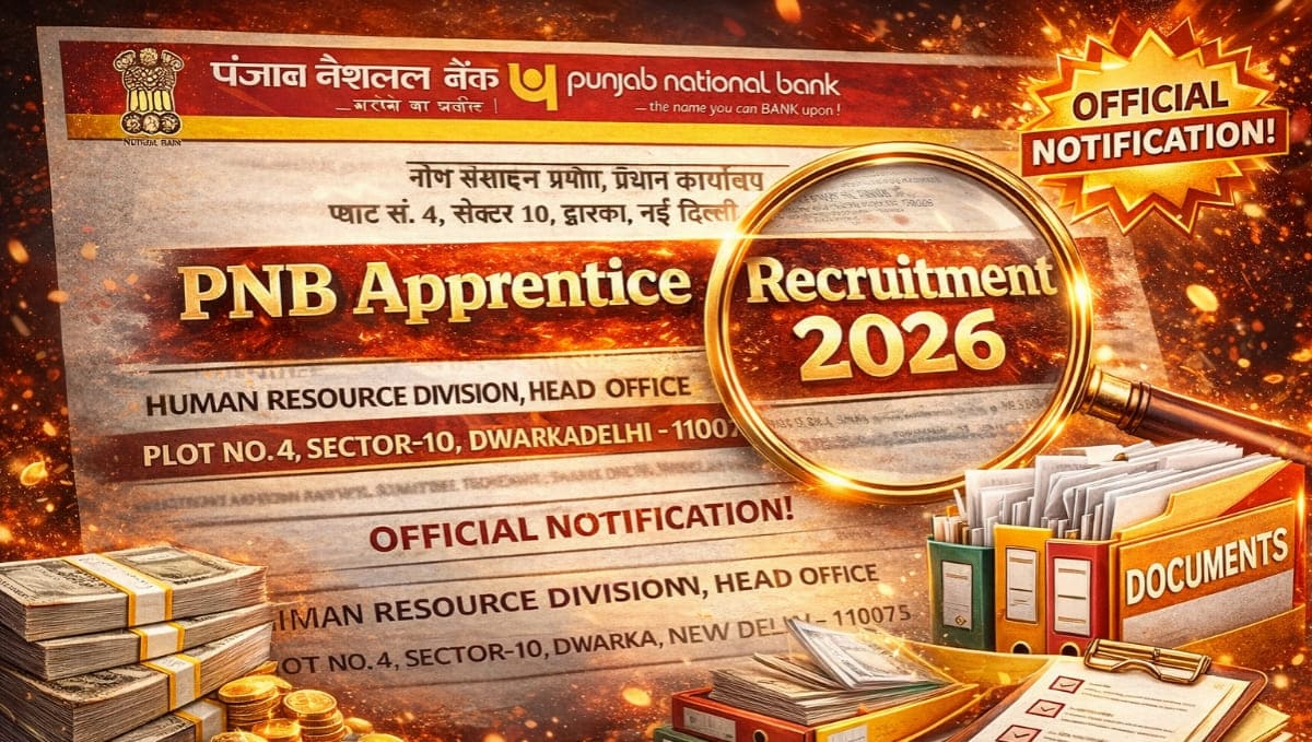 PNB Apprentice Recruitment 2026
