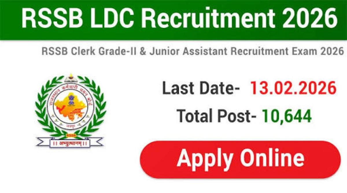 Rajasthan LDC Recruitment 2026