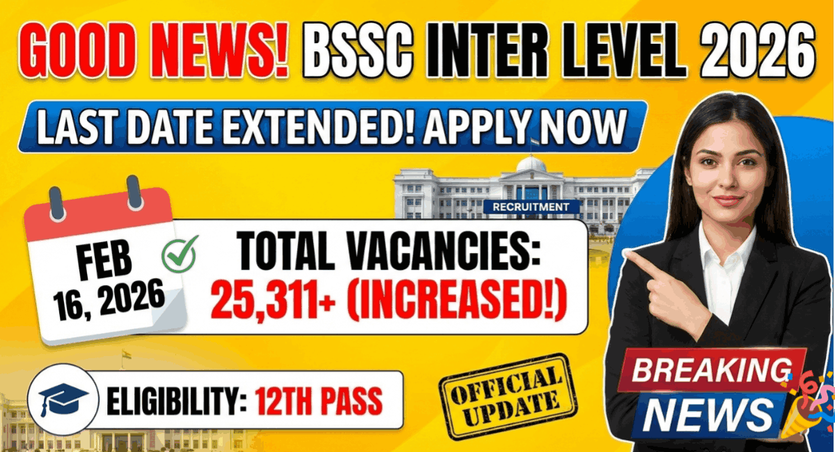 BSSC Inter Level Recruitment 2026