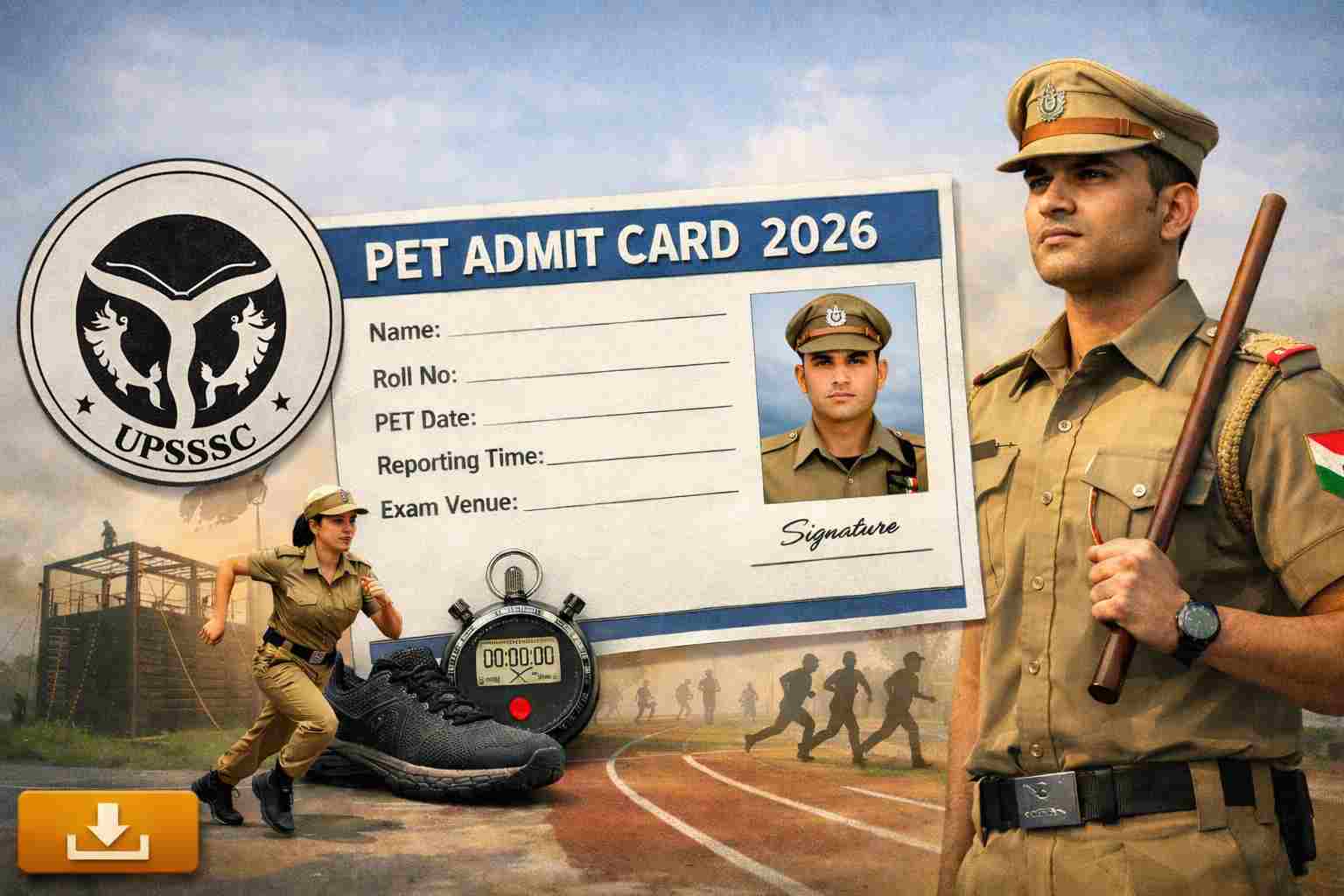 UPSSSC Enforcement Constable PET Admit Card
