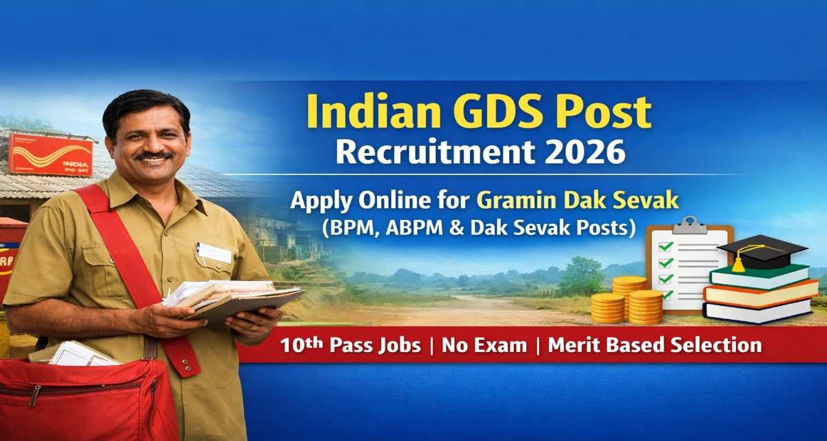 Indian GDS Post 2026 Apply Now:
